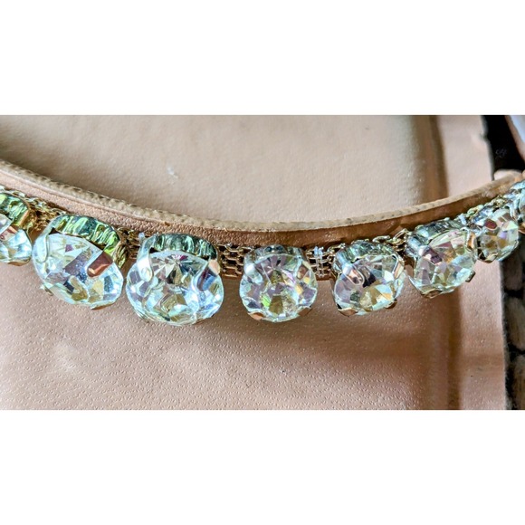 Zara Women's Sandals 6.5 Rhinestone Straps Airfit Foam Beachy Bling Resort Cute - Picture 4 of 5